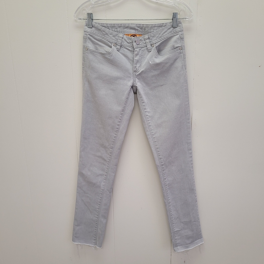 Tory Burch Raw Hem Super Skinny Jeans